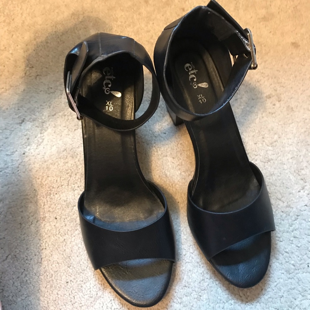 black heels